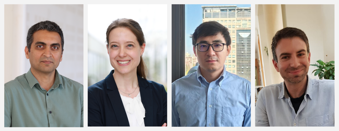 L-R: Iqball Dulloo, Marion Schuller, Yongxu Lu, João Monteiro