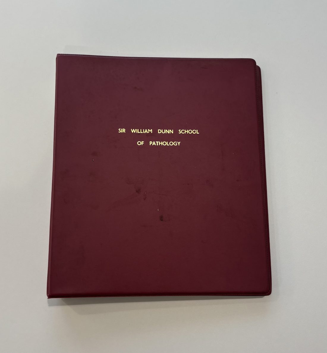 Front cover of Dr Sander's diary